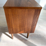 Pair of Dixie Walnut Nightstands