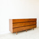 American of Martinsville Low 9 Drawer Dresser