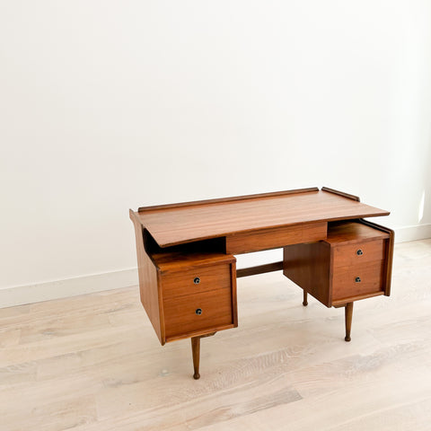 Mainline for Hooker Floating Walnut Desk