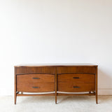 Mid Century Low Dresser w/ New Solid Walnut Top