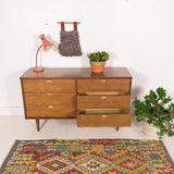 Mid Century Modern 6 Drawer Dresser by Bassett
