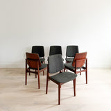 Set of 6 Arne Hovmand Olsen Teak Dining Chairs
