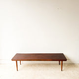 Mid Century Modern Slat Bench