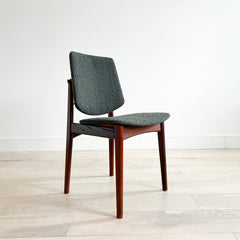 Single Arne Hovmand Olsen Dining Chair w/ New Upholstery – Atomic