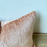 Blush Chenille Lumbar Pillow 14x24