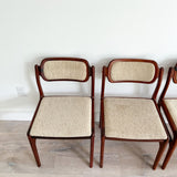 Set of 4 Rosewood Dining Chairs