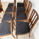 Set of 10 Broyhill Brasilia Dining Chairs