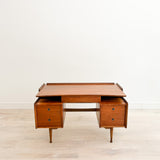 Mainline for Hooker Floating Walnut Desk