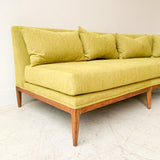 Mid Century Modern Curved Sofa by Tomlinson - New Upholstery