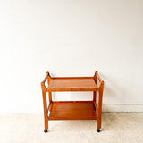 Danish Teak Bar Cart