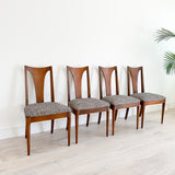 Set of 4 Broyhill Brasilia Dining Chairs w/ New Upholstery