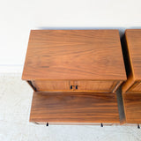 Pair of American of Martinsville Nightstands/Step Tables