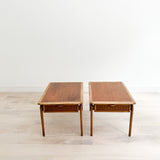 Pair of Mid Century Lane Perception End Tables