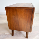 Pair of Mid Century Walnut Nightstands