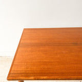 Mid Century Drop Leaf Walnut Dining Table