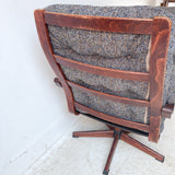 Pair of Vintage Lounge Chairs with New Upholstery