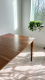 Mid Century Walnut Dining Table w/ 3 Leaves