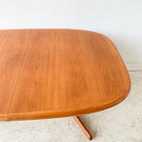 Mid Century Danish Teak Dining Table by Dyrlund