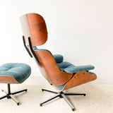 Mid Century Plycraft Lounge Chair and Ottoman