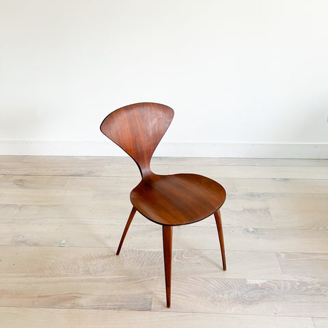 “Pretzel” Armless Chair by Norman Cherner for Plycraft