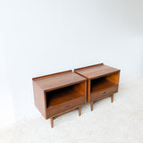 Pair of Mid Century Broyhill Sculptra Nightstands