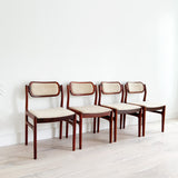 Set of 4 Rosewood Dining Chairs