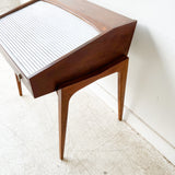 John Van Koert For Drexel Desk with Tambour Roll Top