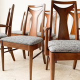 Set of 6 Blowing Rock Chair Co Dining Chairs w/ New Upholstery