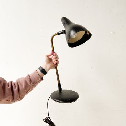 Vintage Black Table Lamp