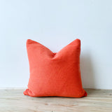 Bright Orange Pillow 18x18