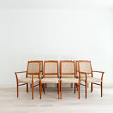 Set of 8 Danish Teak Dining Chairs