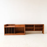 Mid Century Walnut Expandable Media Center