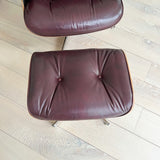 Plycraft Lounge Chair and Ottoman - Leather Upholstery