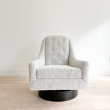 Adrian Pearsall Style High Back Swivel Chair