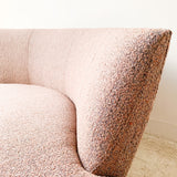 Vladimir Kagan Bilbao Sofa - New Blush/Grey Upholstery
