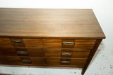 Mid Century 9 Drawer Dresser