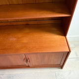 Danish Teak 6 Piece Wall Unit