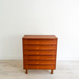 Nils Jonsson Highboy Dresser w/ Square Legs