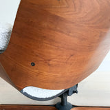 George Mulhauser for Plycraft Mr. Chair and Ottoman