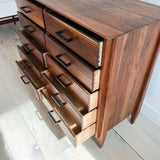 Solid Walnut Davis Cabinet Company Highboy Dresser