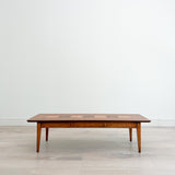 Walnut & Burlwood Coffee Table by Lane