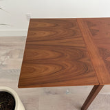 Danish Teak Expandable Dining Table w/ Square Legs