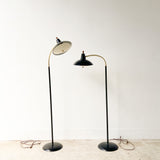 Mid Century Black Floor Lamp