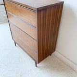 Mid Century Walnut Highboy Dresser