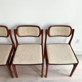 Set of 4 Rosewood Dining Chairs