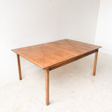 Mid Century Dining Table w/ 1 Leaf