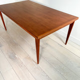 Danish Teak Expandable Dining Table by Kofod Larsen