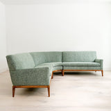 Mid Century Modern 3 Part Sectional w/ New Upholstery