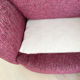 Pair of Purple Tweed Swivel Chairs