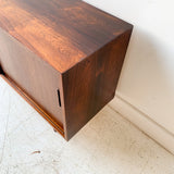 Mid Century Rosewood Media Cabinet